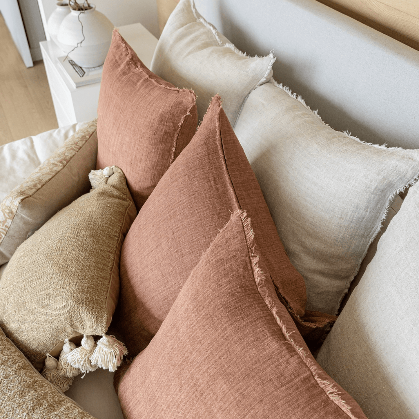 Cambri Chambray Linen Pillow