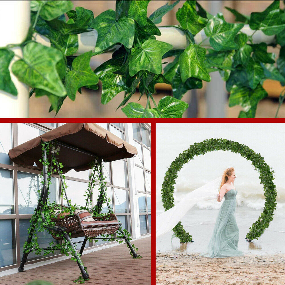 Artificial Ivy Leaf Plants Fake Hanging Garland Plants Vine Home Floral Decor - FREE SHIPPING