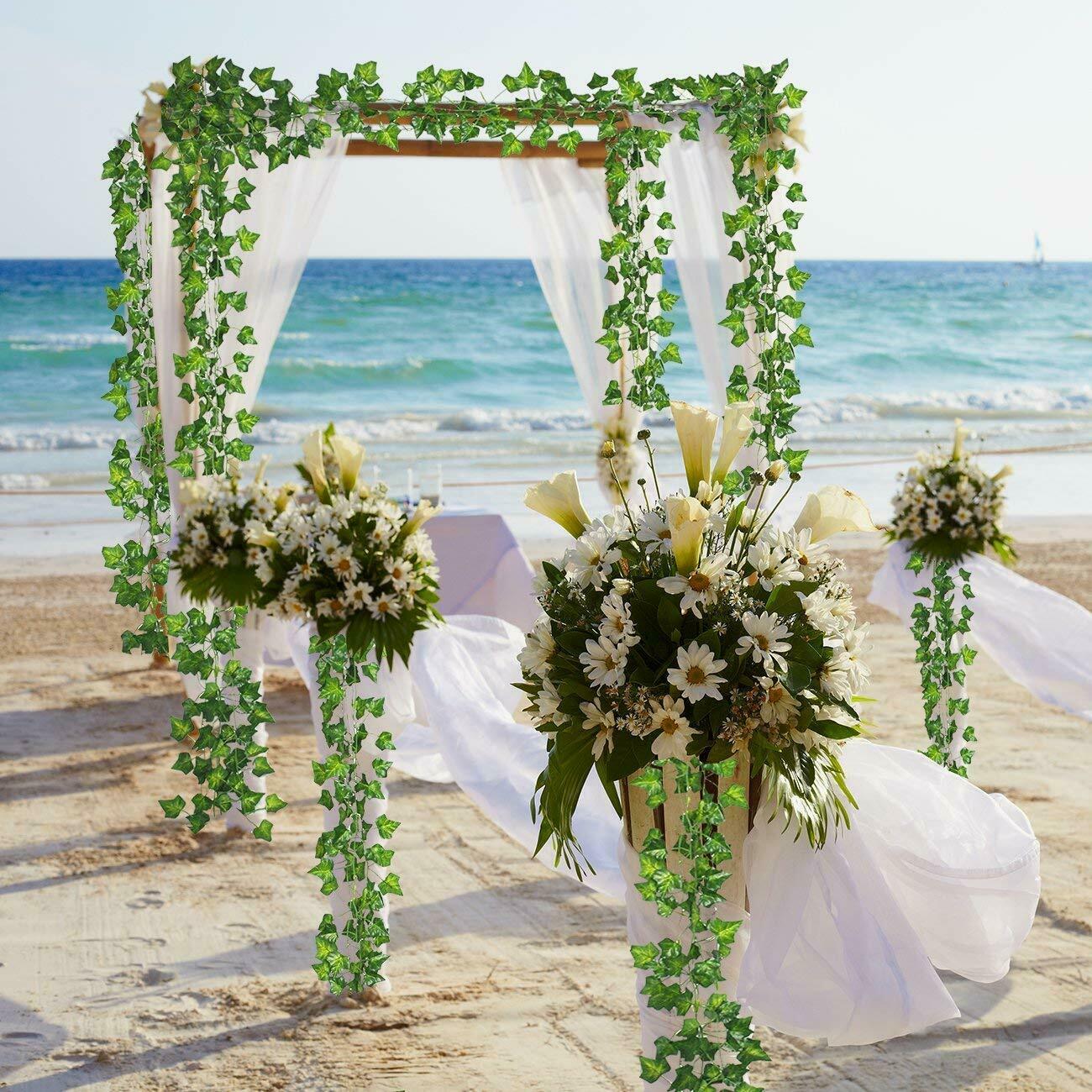 Artificial Ivy Leaf Plants Fake Hanging Garland Plants Vine Home Floral Decor - FREE SHIPPING