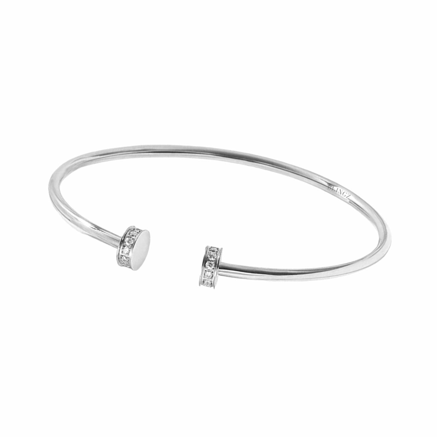 Raye Silver Bangle - Dainty & Durable Daily Wear - LndmarkClub USA