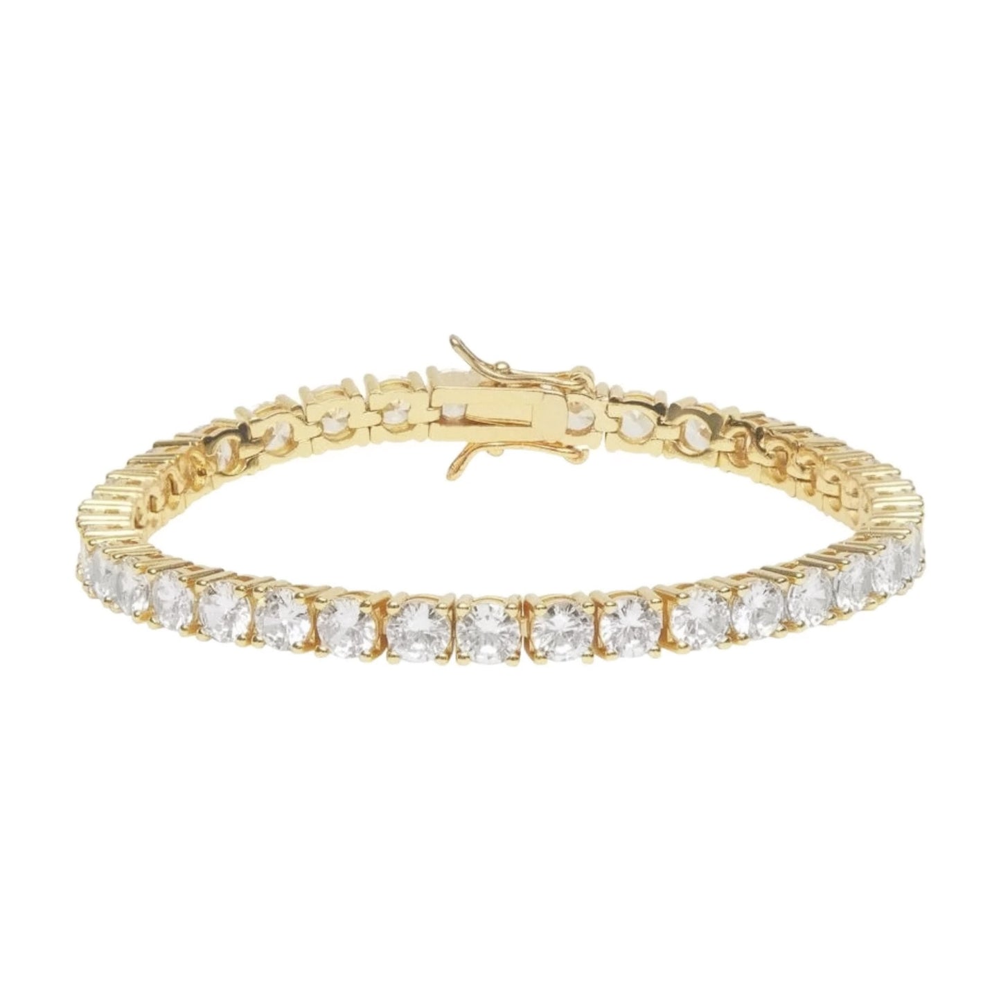 Elegant Gold Tatiana Tennis Bracelet with AAAAA Cubic Zirconia - LndmarkClub USA