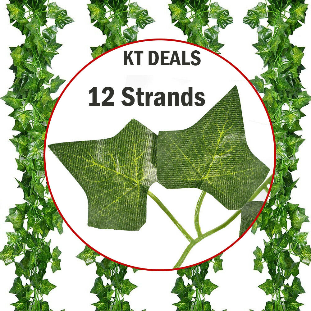 Artificial Ivy Leaf Plants Fake Hanging Garland Plants Vine Home Floral Decor - FREE SHIPPING