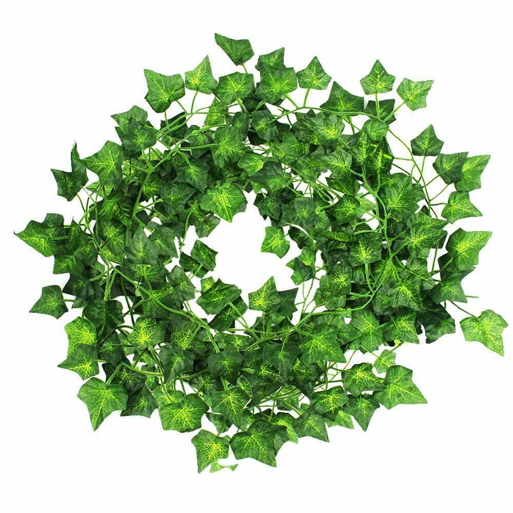 Artificial Ivy Leaf Plants Fake Hanging Garland Plants Vine Home Floral Decor - FREE SHIPPING