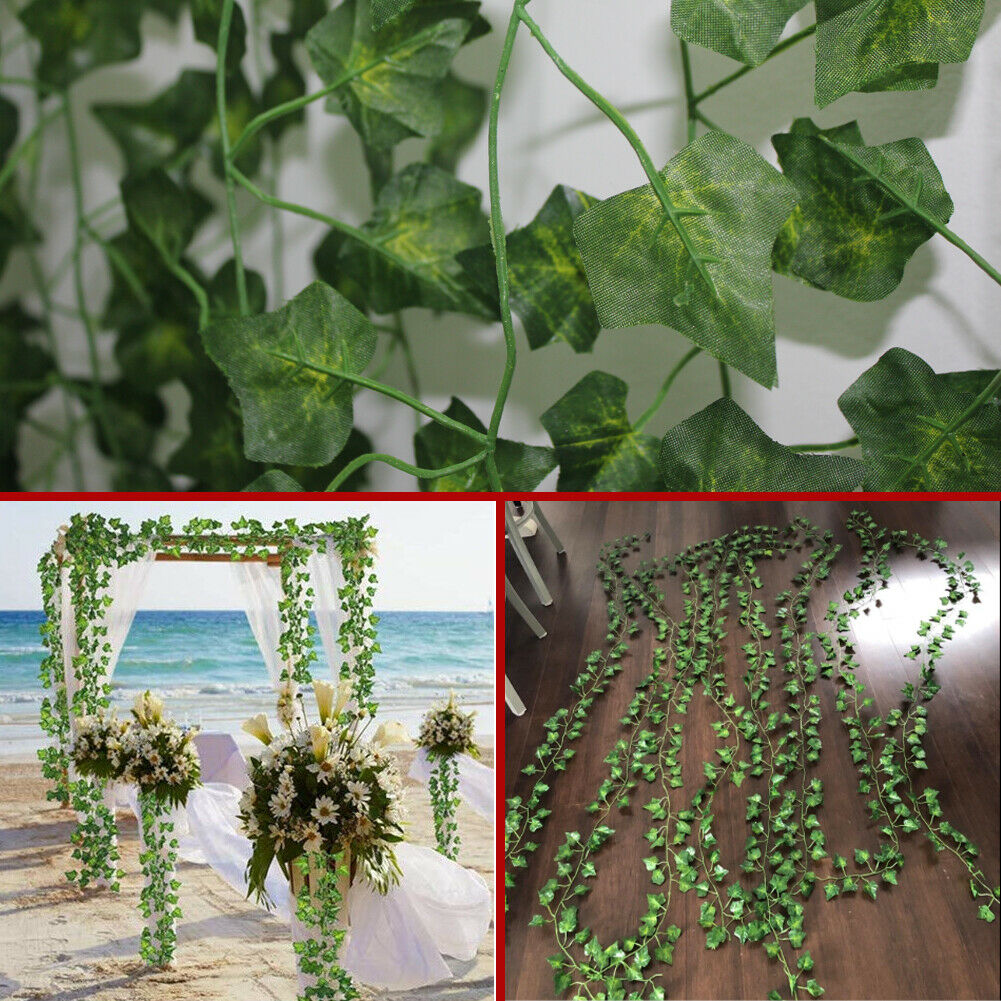 Artificial Ivy Leaf Plants Fake Hanging Garland Plants Vine Home Floral Decor - FREE SHIPPING
