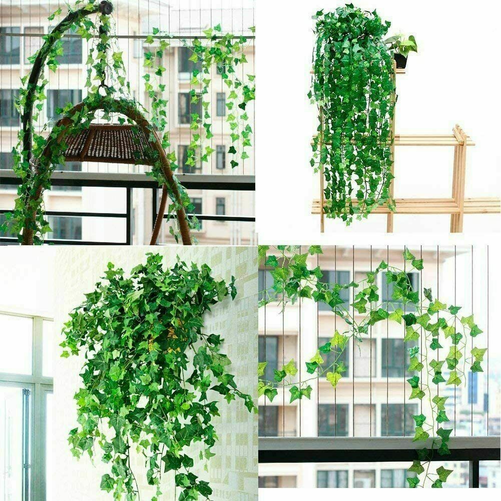 Artificial Ivy Leaf Plants Fake Hanging Garland Plants Vine Home Floral Decor - FREE SHIPPING