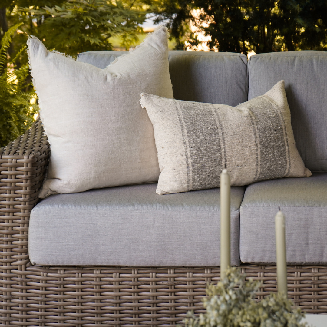 Cambri Natural Linen Pillow - LndmarkClub USA