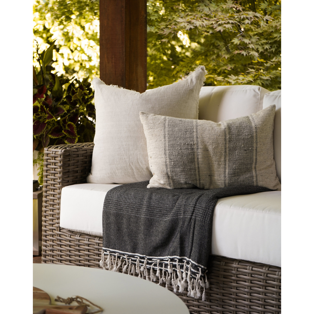 Cambri Natural Linen Pillow - LndmarkClub USA