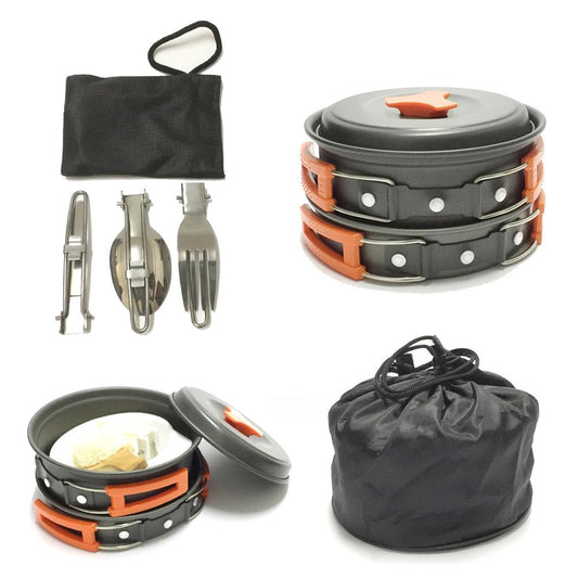 Cookware Portable Outdoor  Tableware Picnic Set