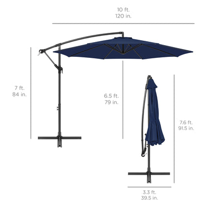 Offset Hanging Patio Umbrella - 10ft