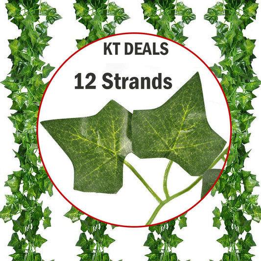 Artificial Ivy Leaf Plants Fake Hanging Garland Plants Vine Home Floral Decor - FREE SHIPPING