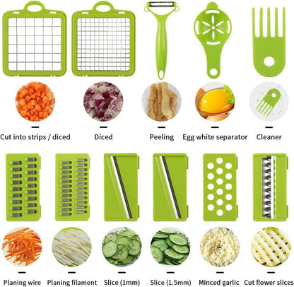 Ultimate 15-in-1 Vegetable Slicer and Chopper with Free Shipping